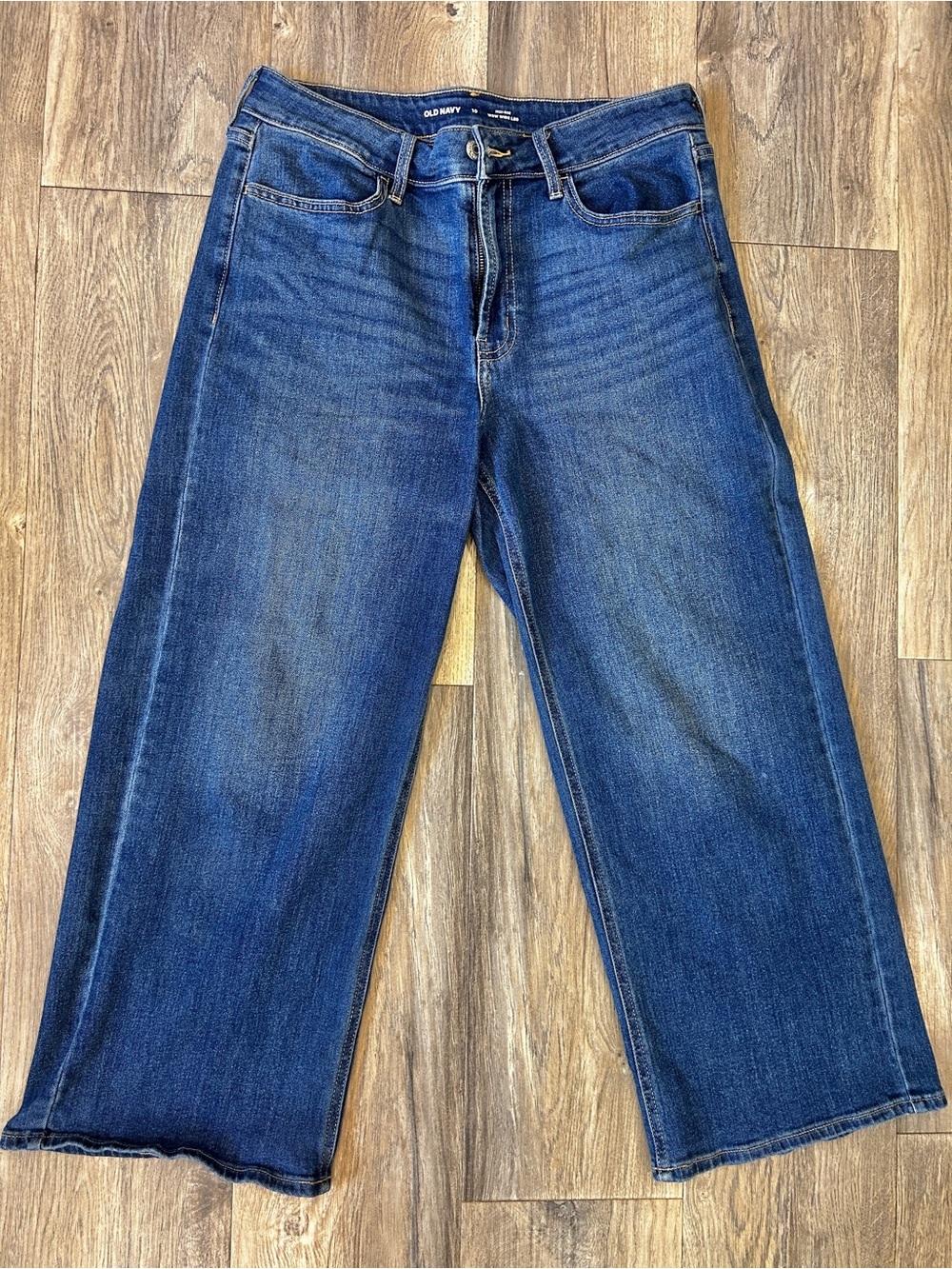Old Navy Wow Wide Leg  High Rise 10 Jeans